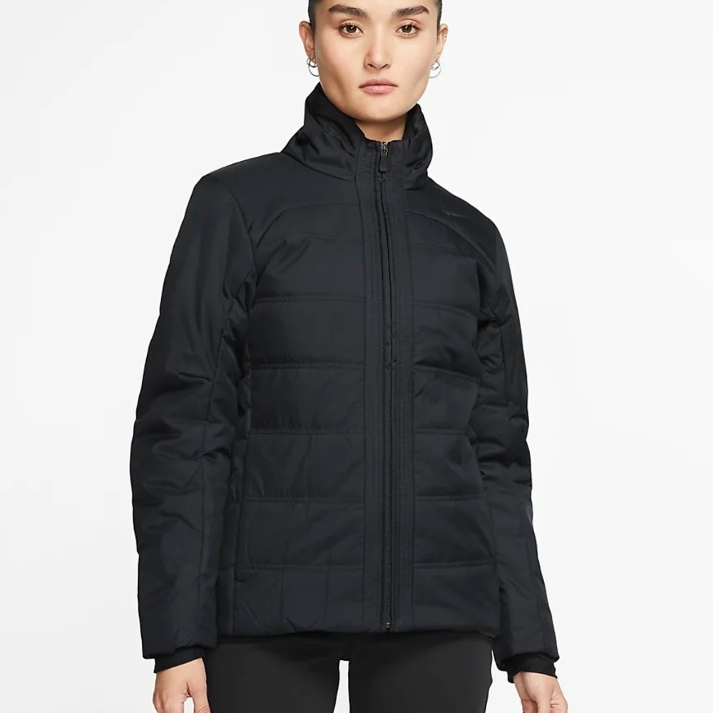 Nike Repel Women's Full-Zip Golf Jacket Black